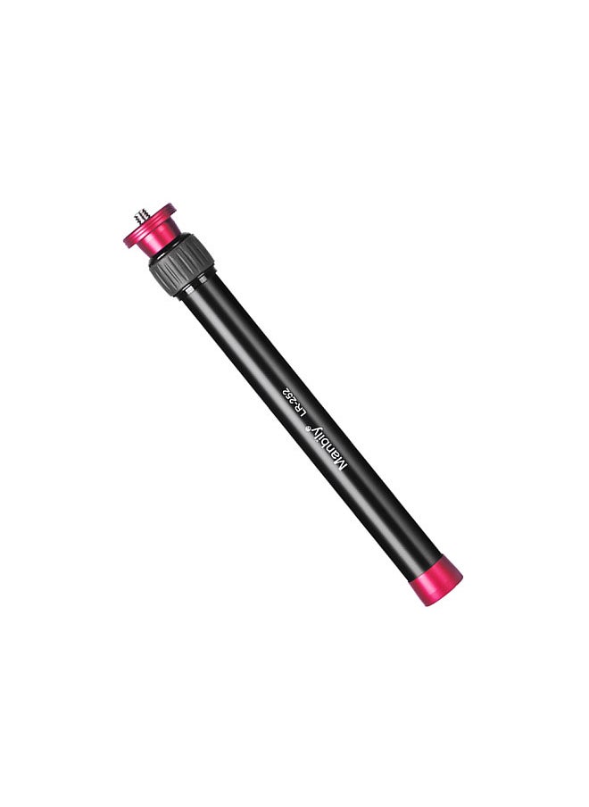 Manbily - Manbily LR-252 44.5cm/17.5in Extension Rod Aluminum Alloy 5kg/11lbs Load Capacity 2 Sections with Universal 1/4in & 3/8in Threaded Screw for DSLR SLR Camera Stabilizer Ball Head Tripod Phone Clamp - Image 1