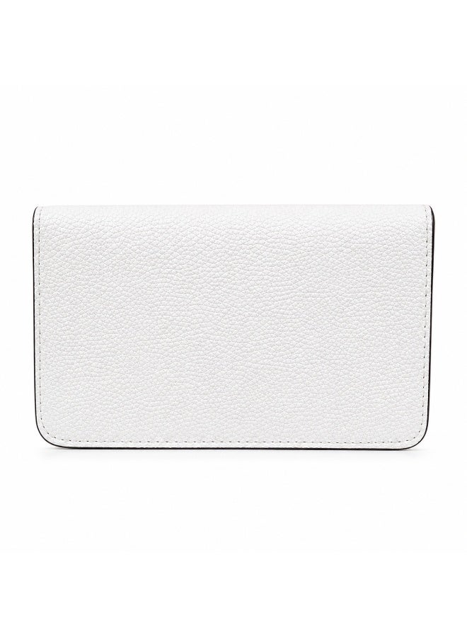 Elegant small women's leather shoulder bag with a gold metal clasp - Image 5