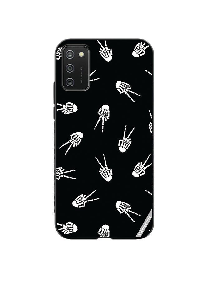 VR CREATIVE Protective Case Cover For Samsung Galaxy A03s Hallowen Design Multicolour - Image 1