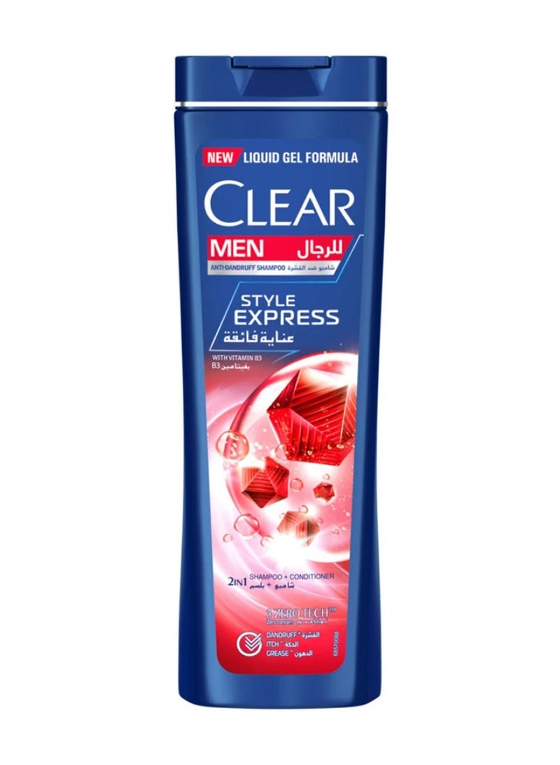 CLEAR Anti-Dandruff Shampoo 2 in 1 Style Express for Men 190  ml