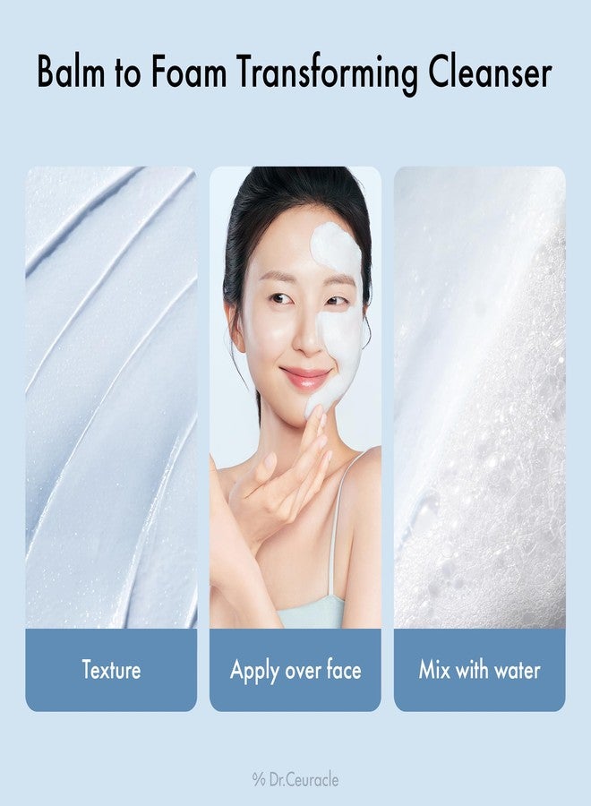 leegeehaam Dr.Ceuracle Hyal Reyouth Melting Foaming Balm - Cleansing Balm to Foam with Hyaluronic Acid, Moisturizing Makeup Remover & Wash-Off Mask, Korean Skincare (100 ml / 3.38 fl. oz.) - Image 3
