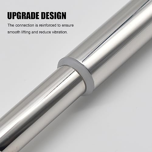 Honmein Towel Bar - Adjustable 304 Stainless Steel Towel Holder for Bathroom (11.8inch-22.6inch) Sturdy and Rustproof Wall Mounted Towel Rack for Bathroom Accessories, Silver… - Image 5