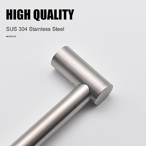 Honmein Towel Bar - Adjustable 304 Stainless Steel Towel Holder for Bathroom (11.8inch-22.6inch) Sturdy and Rustproof Wall Mounted Towel Rack for Bathroom Accessories, Silver… - Image 4
