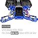 RcarmubWow RC Upgrades Part for 110 Slash 2WDDriveshaftsShock Absorbers Suspension Arms Turnbuckles LinksCaster Blocks Steering Block Stub Axle Carriers Shock Towers BulkheadNavy Blue - Image 4