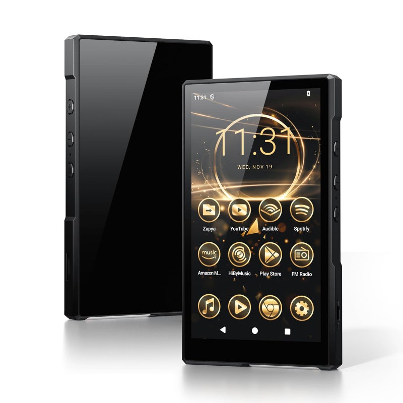 Luoran MP3 Player with Bluetooth and WiFi, Android MP4 Music Player with Spotify, Play Store, Freely Download and Install, 5" HD Displayed Touch Screen (Black) - Image 1