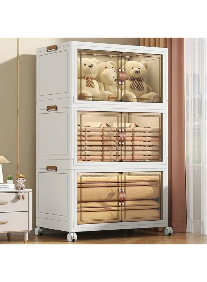 خورشيد بلاست دولاب فانتازيا لتخزين 3 ارف من البلاستيك من خورشيد بلاستك لون ابيض B0CVN5X4MY - Image 2