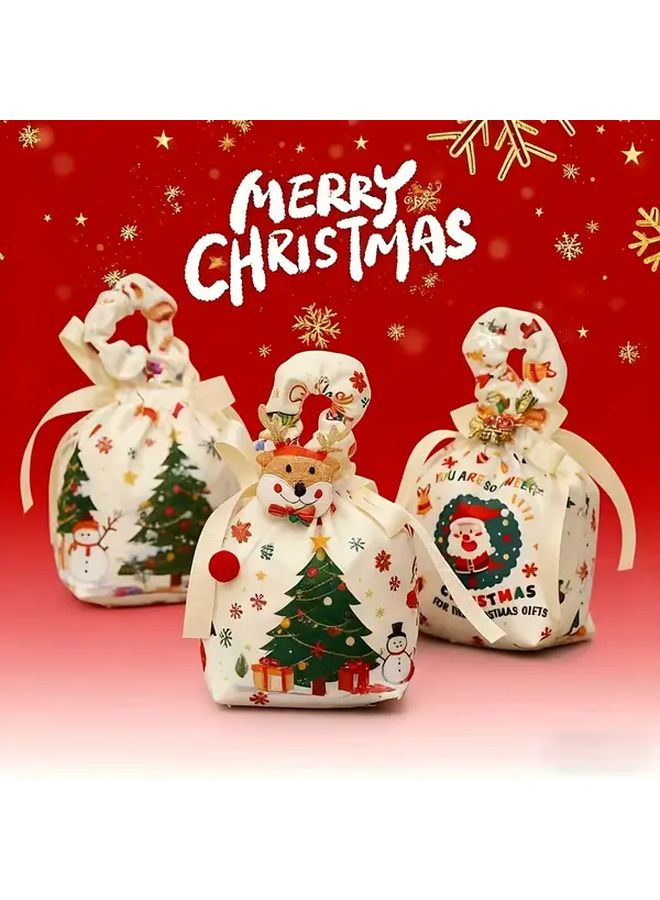 Christmas Santa Claus Gift Bag For Halloween Festive Present Wrap Packaging - Image 2