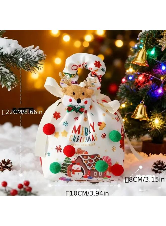 Christmas Santa Claus Gift Bag For Halloween Festive Present Wrap Packaging - Image 3
