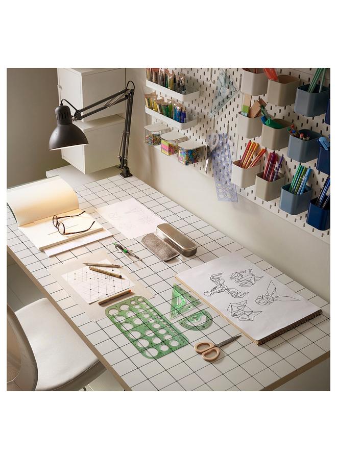 Zaboon Table Top, White/Anthracite, 140X60 Cm - Image 5