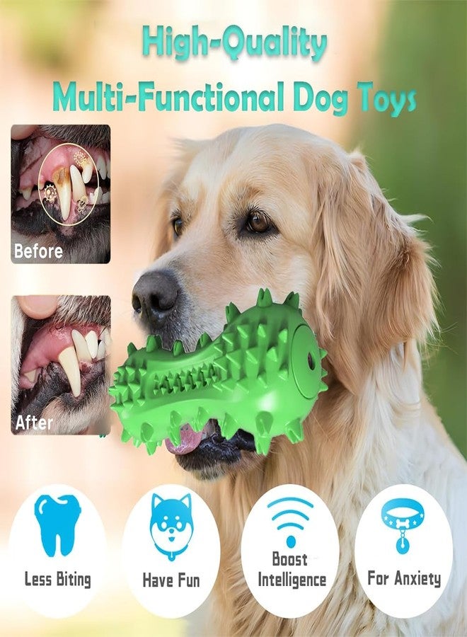 SLAUNT Dog Teeth Cleaning Toy for Aggressive Chewers,Squeaky Interactive Dog Toy for Small Medium Large Breed for Training, Playing, Chewing,Puppy Christmas,Easter Birthday Gifts - Image 2
