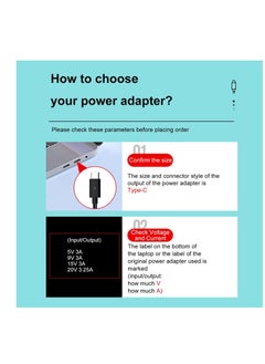 Zexen 65W 45W USB C Laptop Charger for Lenovo ThinkPad Yoga T14 T14s T15 T480 T480s T490 T490s T580 T590 L13 E15 Thinkbook 13s 14 14s 15 G2 Chromebook C330 S330 100e 500e 300e AC Adapter Power Supply Cord  - Image 2