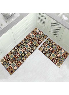 Angel city Geometric Pattern Kitchen Floor Mat Multicolour  - Image 1
