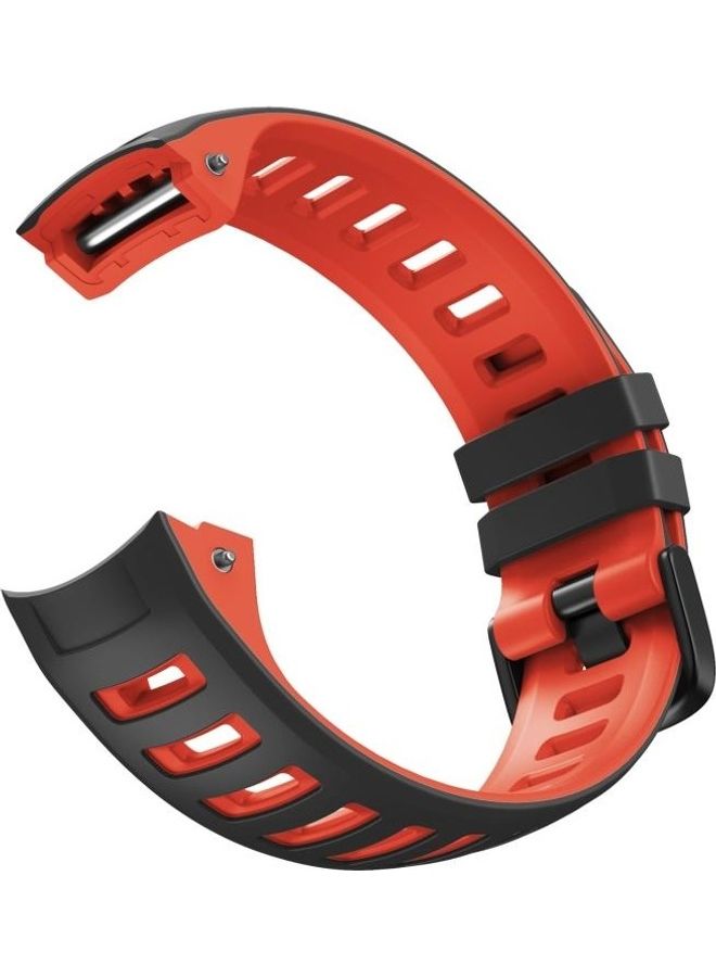 NIBEMINENT Silicone Replacement Strap Watchband For Garmin Instinct/Esports Black - Image 4