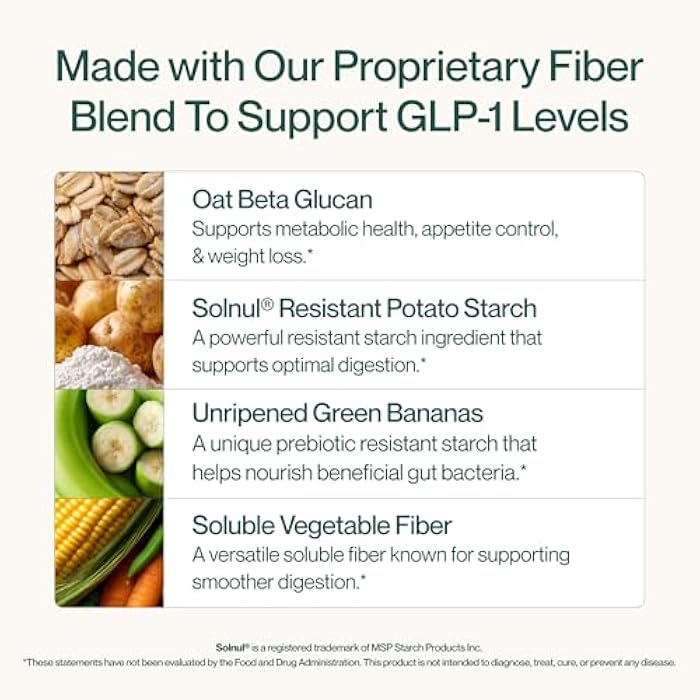 Supergut دعم سوبرغوت GLP1 اليومي - مسحوق مكمل GLP-1 عالي الألياف للنساء والرجال - مزيج مشروب خالي من السكر لصحة الأمعاء (20 حصة) - Image 4