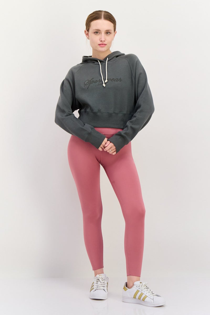 PUMA Women Sportswear Fit Long Sleeve Outdoor Hoodies, Grey - Image 4