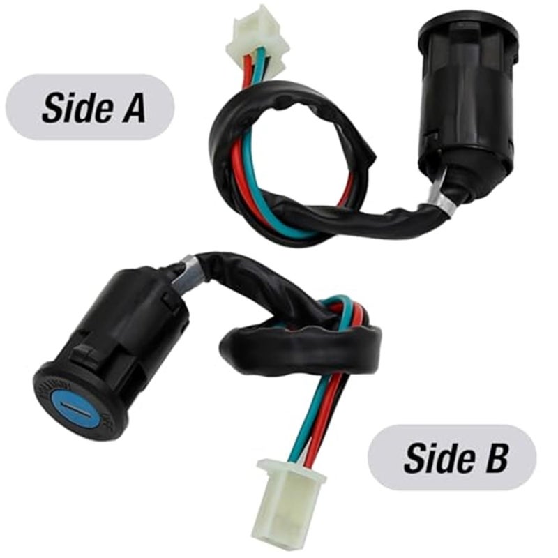 Wivplex 4 Wire Lock Key Ignition Switch for Scooters and ATVs - Image 2