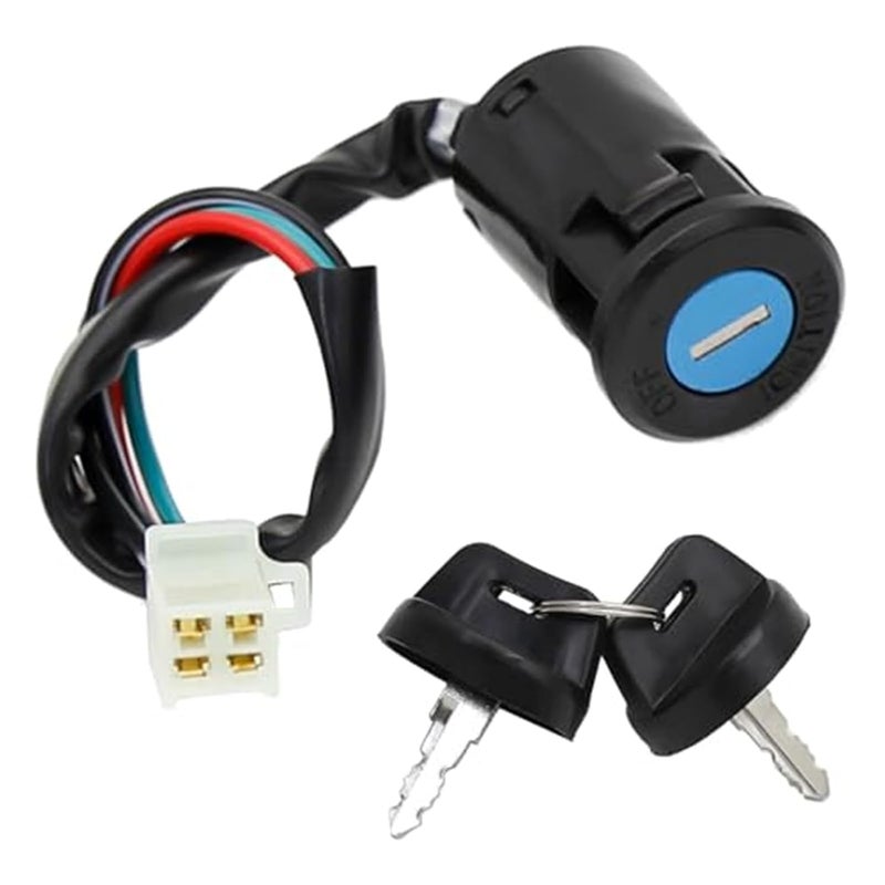 Wivplex 4 Wire Lock Key Ignition Switch for Scooters and ATVs - Image 5