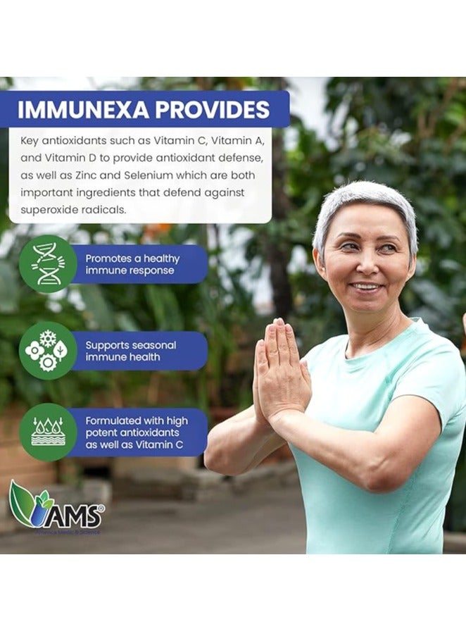 AMS إيمونيكسا 7 في 1 معزز المناعة 60 كبسولة - Image 4