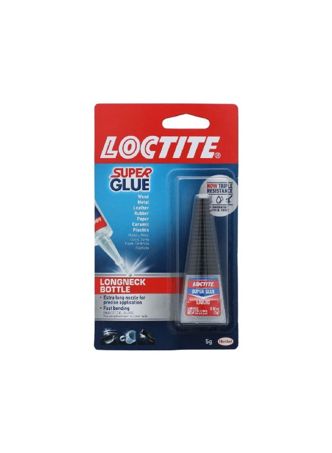 Loctite Multi-Surface Super Glue in Longneck Bottle Clear 5g 230992  - Image 2