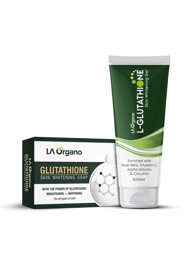 LA Organo Glutathione Gel, 100G & Glutatione Soap, 100G (Pack Of 2)  - Image 1