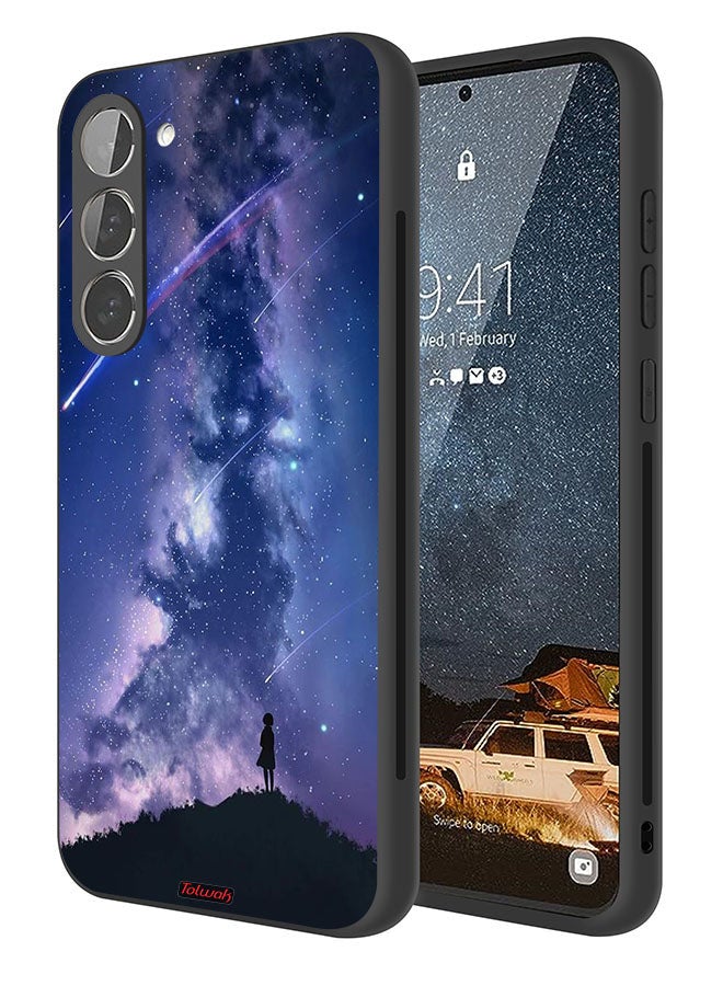 Tolwak Samsung Galaxy S23 Plus 5G Protective Case Cover Moving Stars - Image 1