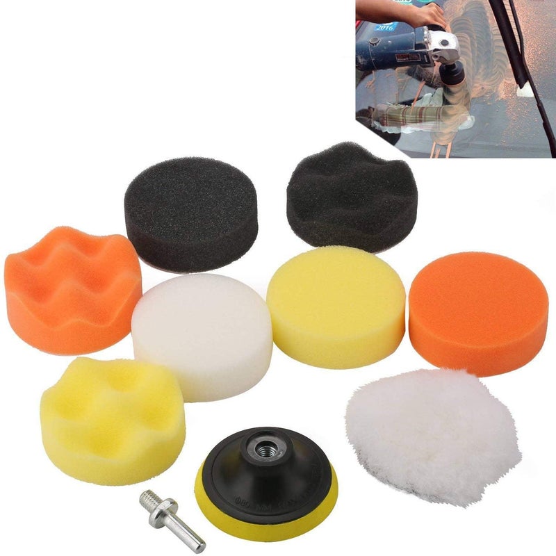 DIY Crafts DIY Crafts Buffing Pads 3 Inch Car Buffer Pad 44 Pcs Drill Polishing Kit Car Polisher Pads Kit Sponge Pads Car Foam Drill for Car Polishing Sanding Waxing Sealing Glaze 44 3Inch44Pcs  - Image 5