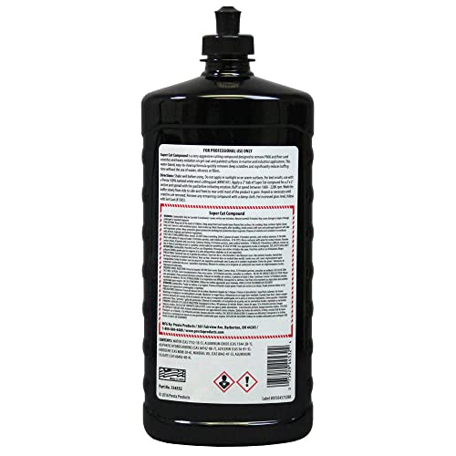Presta 134532 Super Cut Compound for Removing P800 Grit, Heavy Sand Scratches and Oxidation - 32 Oz. - Image 2