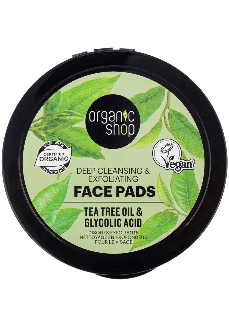 Organic Shop - OS Deep Cleansing and exfoliating face pads 20 pcs - Image 1