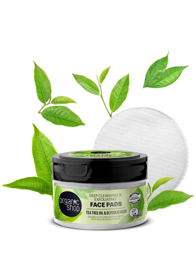 Organic Shop - OS Deep Cleansing and exfoliating face pads 20 pcs - Image 1
