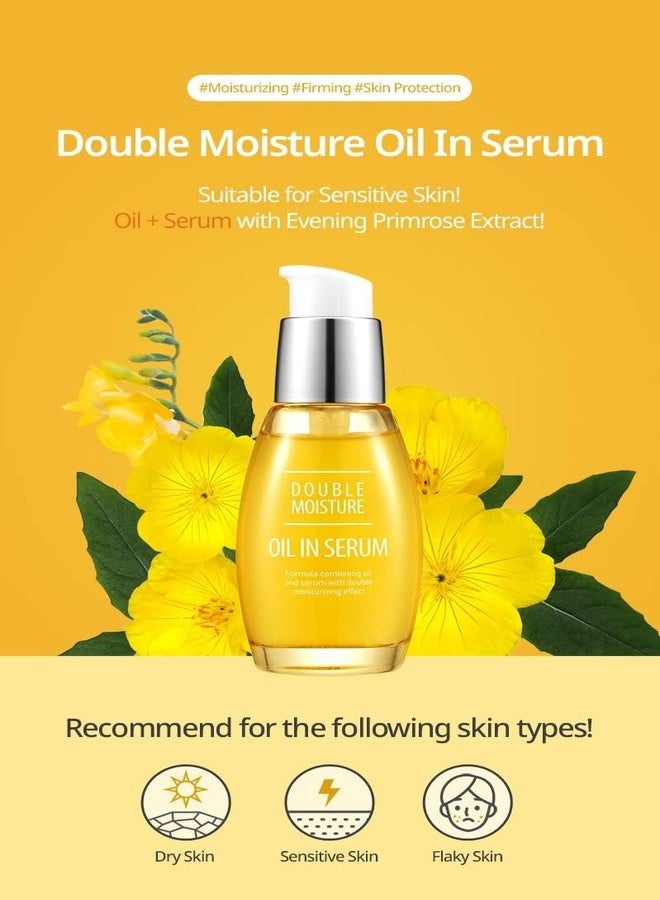 CHARMZONE Double Moisture Oil in Serum for Dry Sensitive Skin Soothing Moisturizing Elasticity Protection for All Skin Type (30ml/1.01 fl.oz) - Image 4