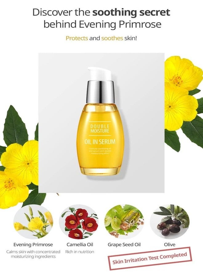 CHARMZONE Double Moisture Oil in Serum for Dry Sensitive Skin Soothing Moisturizing Elasticity Protection for All Skin Type (30ml/1.01 fl.oz) - Image 2