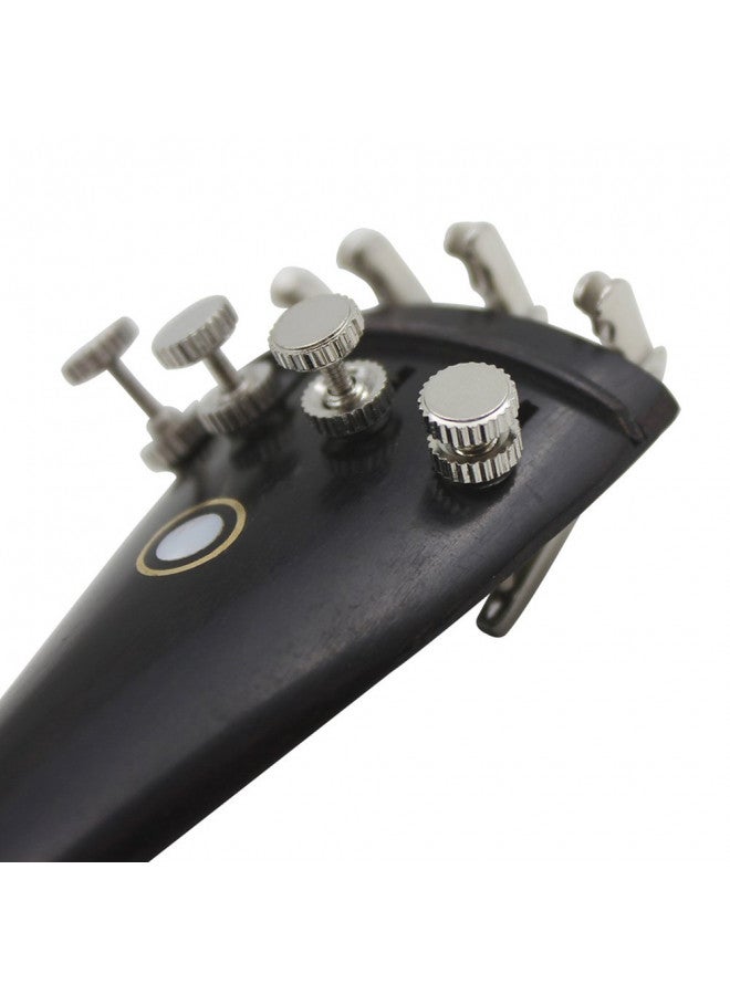 Dilwe Dilwe 3 in 1 Violin Set, Violin Tailpiece & Tailpiece Rope & Tuners Kits Set for 4/3 4/4 Violin Replacement Part  - Image 4