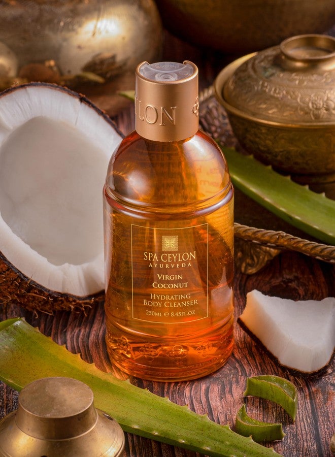 spa ceylon منظف الجسم المرطب من سبا سيلون جوز الهند البكر | 100% جوز هند بكر | غسول مرطب ومغذي | غسول الجسم | 250 مل - Image 5