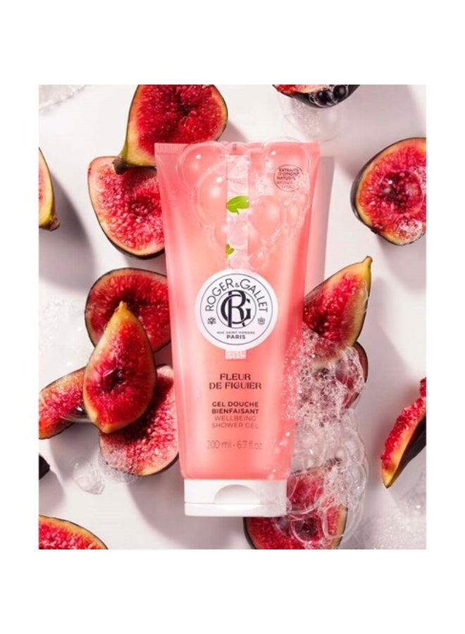ROGER & GALLET Roger&Gallet Fleur de Figuier Wellbeing Shower Gel 200ml - Image 2