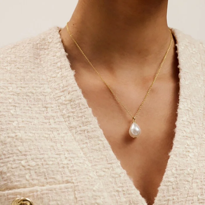 تيد بيكر عقد طويل بقلادة لؤلؤ