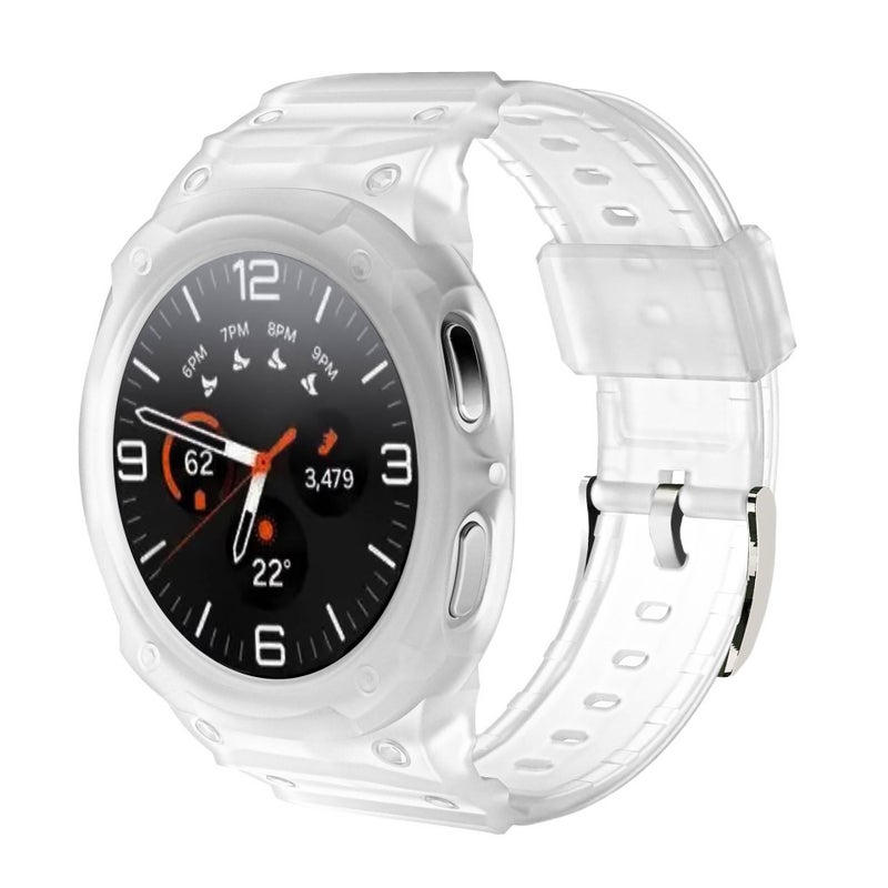 سوار ساعة ذكية متوافق مع Samsung Galaxy Watch 8 بملاءمة قابلة للتعديل وحزام بديل للاستخدام اليومي باللون أسود قابل للتعديل - Layan Lure - Image 1