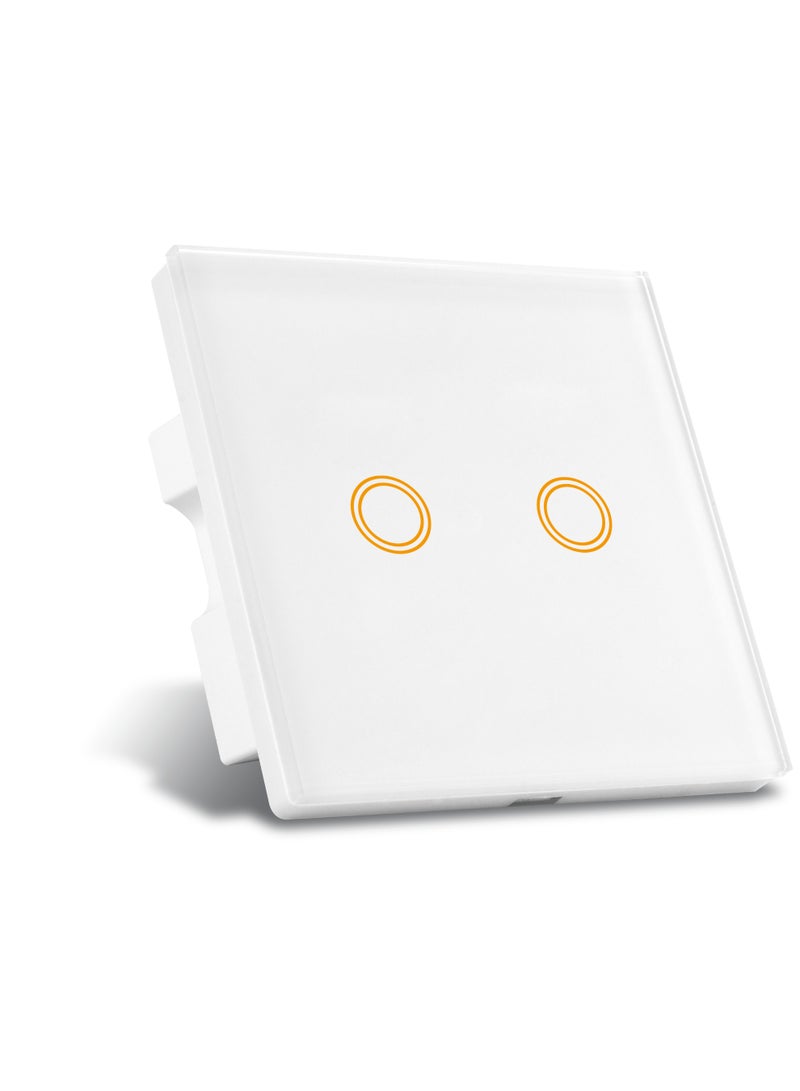 2 Gang Smart Touch Switch White