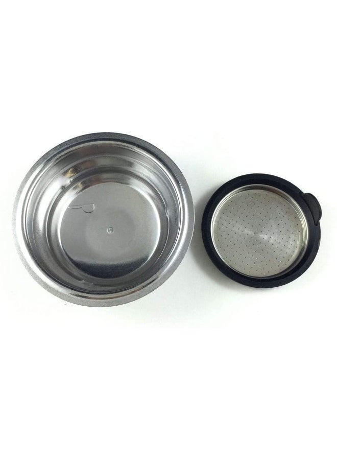 De'Longhi فلتر كريمة سهل التنظيف لكوب واحد لآلة قهوة ديلونجي EC331 EC680 EC685 EC695 EC820 EC850 EC860 ECF01 ECO311 ECP31 ECP3220 ECP33 ECP3420 ECP35 ECP3630 ECZ351 ECF01 5513280991 DLSC400 - Image 3