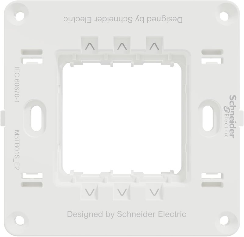 Schneider Electric Miluz E 2-Gang Supporting Frame - White - Image 3