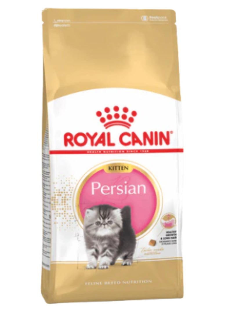Royal Canin Persian Kitten Dry Food Healthy Growth & Coat Dry Cat Food Bag 400g - Image 1
