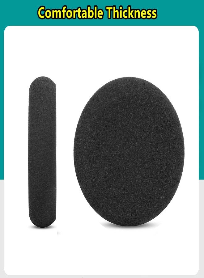 YDYBZB C400-XT Ear Pads Cushions Kit Compatible with BlueParrott C400-XT C400XT Mono Bluetooth Wireless Headset Replacement Accessories Earpads Mic Foam High-Density Foam Black - Image 3