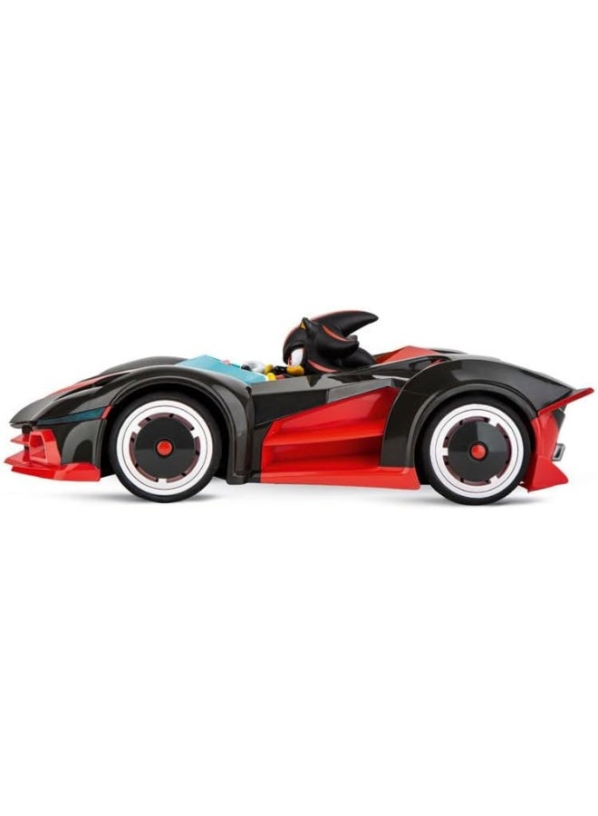 Carrera RC 2.4GHz Sonic Racing Shadow I Officially Licensed SEGA Design I Full Driving & Steering Function I LED Light I Up to 9 km/h I For Ages 6+ - Image 3
