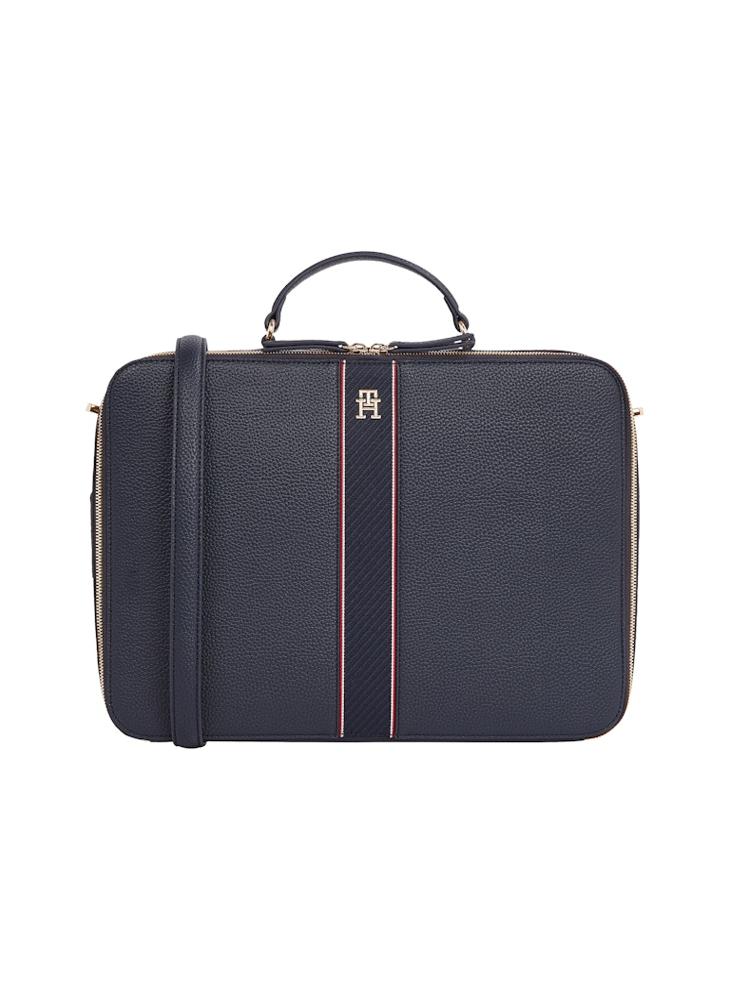 TOMMY HILFIGER Logo Detail Top Handle Flap Over Crossbody  - Image 1