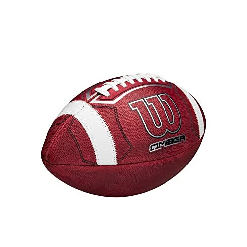Wilson Omega Official College Football - Official Size  Brown - Image 4
