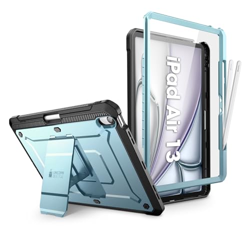 SUPCASE for iPad Air 13 Inch Case M4M3M2 202620252024 with Pencil Holder Unicorn Beetle Pro Builtin Screen Protector Stand MilitaryGrade Protection Cover for iPad Air 13 Inch Arctic - Image 1