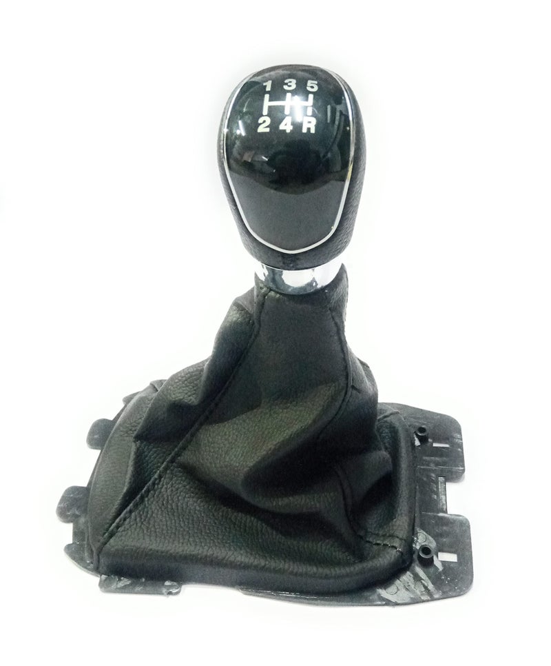 Gopinath Autolink Car Gear Shift Lever Shifter Knob with Leather Boot Compatible with EcoSport (All Manual Model Eco Sport) - Image 1