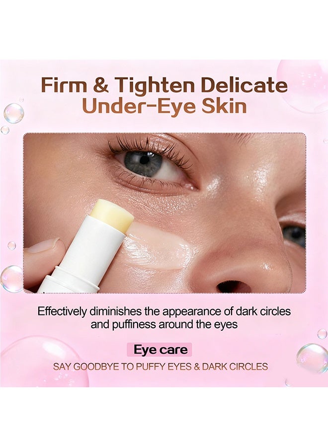 LANEMAY Collagen & Retinol  Eye Cream Stick for Wrinkles & Moisturizing - Anti-Aging with Niacinamide & Vitamin E - Deeply Hydrate & Smooth Fine Lines - Portable Undereye Treatment 9g - Image 2