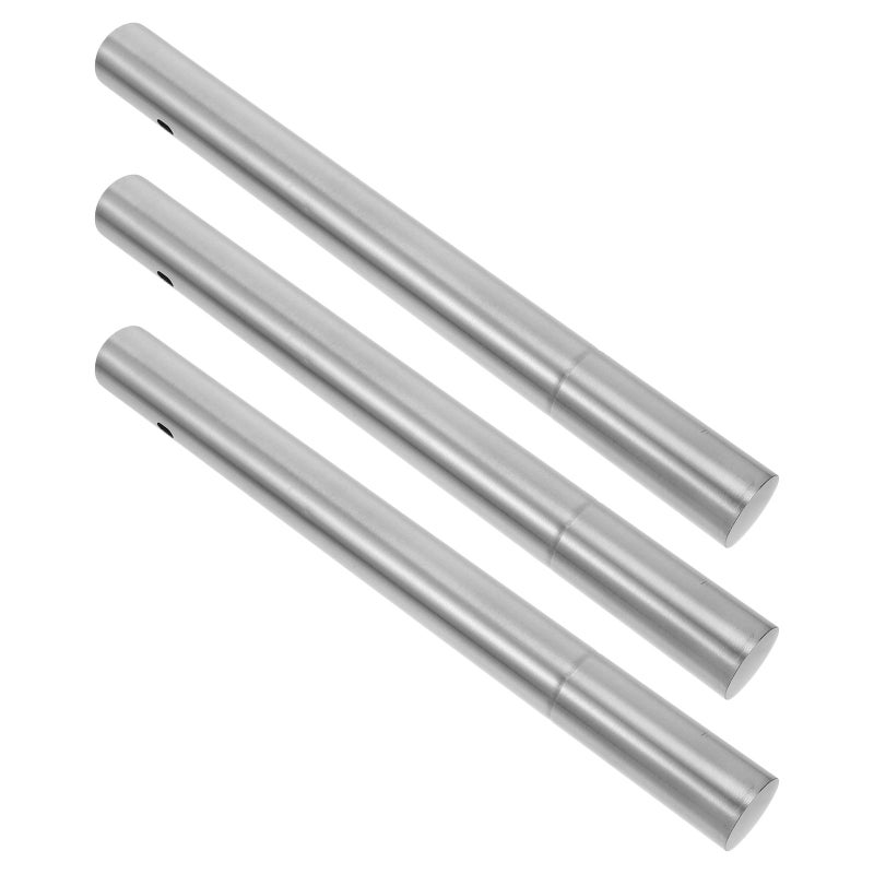 3pcs Document Tube: Stainless Steel Birth Certificate Holder - Diploma Storage Holder Tube For Marriage License Photo Home Office - Image 2