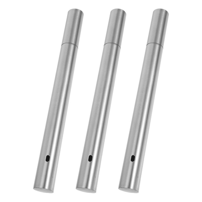 3pcs Document Tube: Stainless Steel Birth Certificate Holder - Diploma Storage Holder Tube For Marriage License Photo Home Office - Image 4