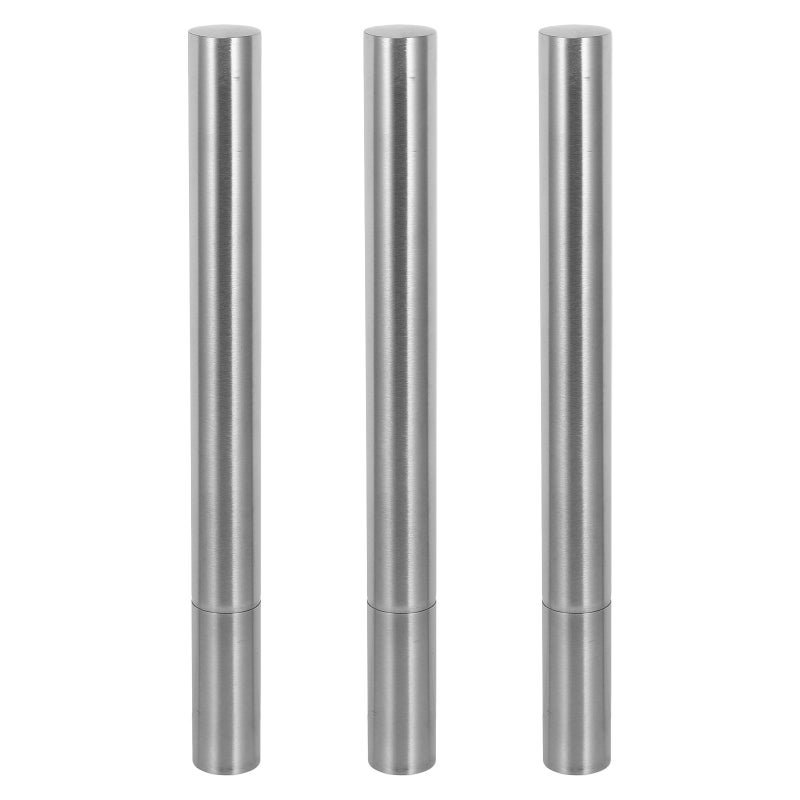 3pcs Document Tube: Stainless Steel Birth Certificate Holder - Diploma Storage Holder Tube For Marriage License Photo Home Office - Image 3